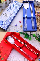 中國風餐匙及筷子餐具套裝