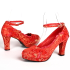 High Heel Calabash Knot Shoes