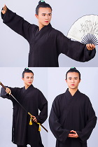 Wudang Taoist Open-cuff Mid-length Robe (RM)