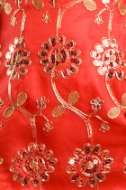 Fabric - See-through Embroidery Gauze (Red)