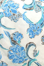 Fabric - Floral Imitation Silk