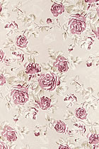 Fabric - Floral Imitation Silk (Multicolor)