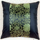 Chinese Ethnic Lotus Embroidery Cushion Cover