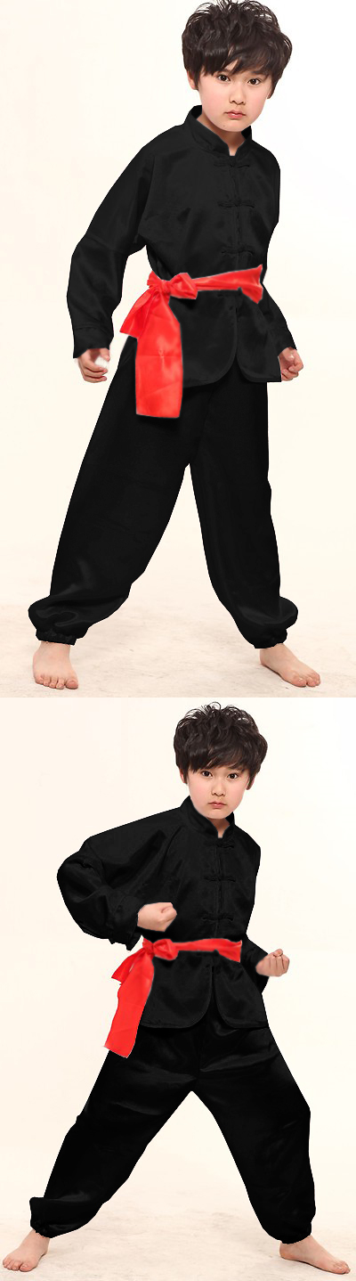 Kid's Kung Fu Uniform with Sash (RM)