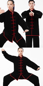 Professional Taichi Kungfu Uniform with Pants - Velvet (RM)