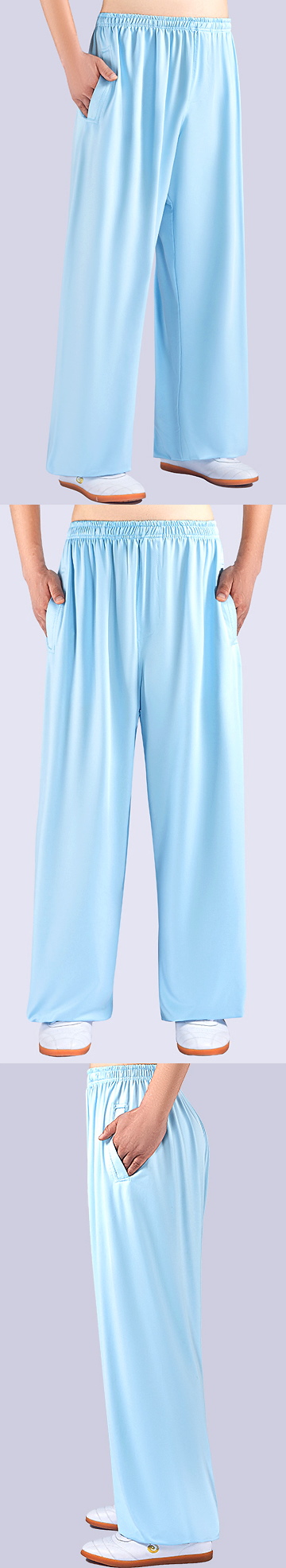 Professional Taichi Kungfu Ice Silk Linen Pants (RM)