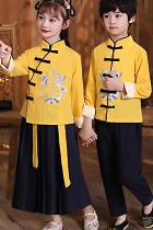 Embroidery Mandarin Suit for Boys and Girls (RM)