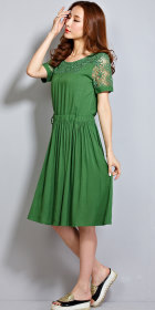 Ethnic Embroidery-gauze Cotton Dress (RM)