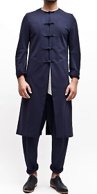 Round-collar Long Coat (CM)