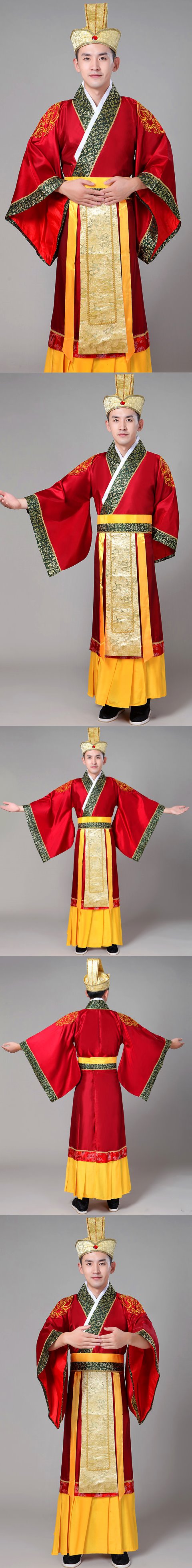 Han Emperor Dress w/ Crown (RM)