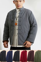 Mandarin Coarse Cotton Wadded Jacket (RM)