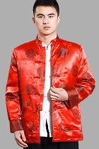 Shou Embroidery Brocade Wadded Jacket (RM)