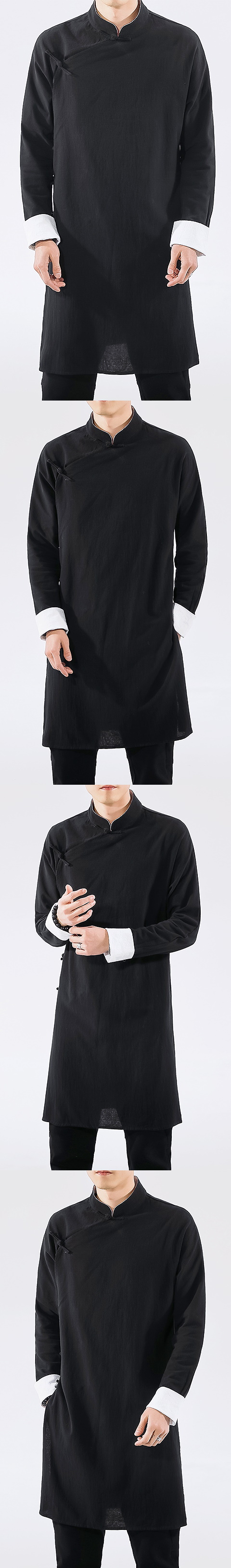 Cotton Sarcenet Mandarin Short-robe / Long-shirt (RM/CM)
