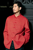 Mandarin Jacquard Jacket (CM)