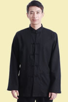 Mandarin Plain Cotton Linen Shirt (RM)