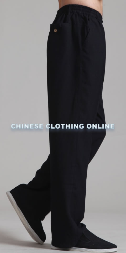 Mandarin Plain Cotton Linen Shirt (RM)