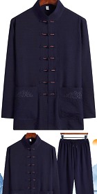 Long-sleeve Mandarin Suit (RM)