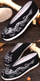 Chinese Round Opening Embroidery Cloth Shoes (RM)