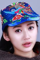 Ethnic Phoenix Embroidery Cap