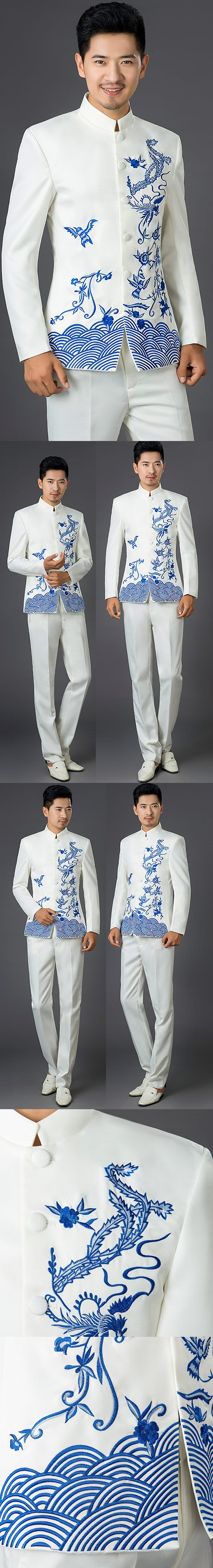 Modernised Embroidery Mao Jacket (RM)