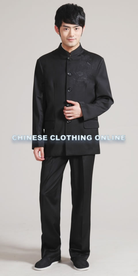Modernised Mao Suit with Embroidery Dragon (RM)