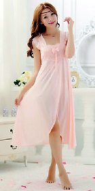 Silky Long Slip Dress Sleepwear (RM)