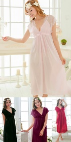 Silky Long Slip Dress Sleepwear (RM)