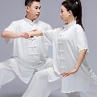 Professional Short-sleeve Cotton/Silk Taichi Kungfu Uniform (RM)