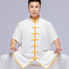 Professional Short-sleeve Cotton/Silk Taichi Kungfu Uniform (RM)