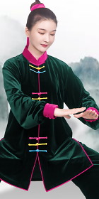 Professional Taichi Kungfu Uniform with Pants - Velvet (RM)