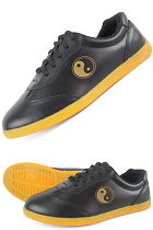 Professional Taichi Cowhide Sneakers (Black)