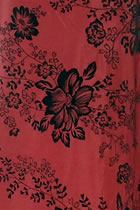 Fabric - Printed Floral Chameleon Thai Silk