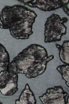 Fabric - See-through Embroidery Silk Velvet Gauze (Black)