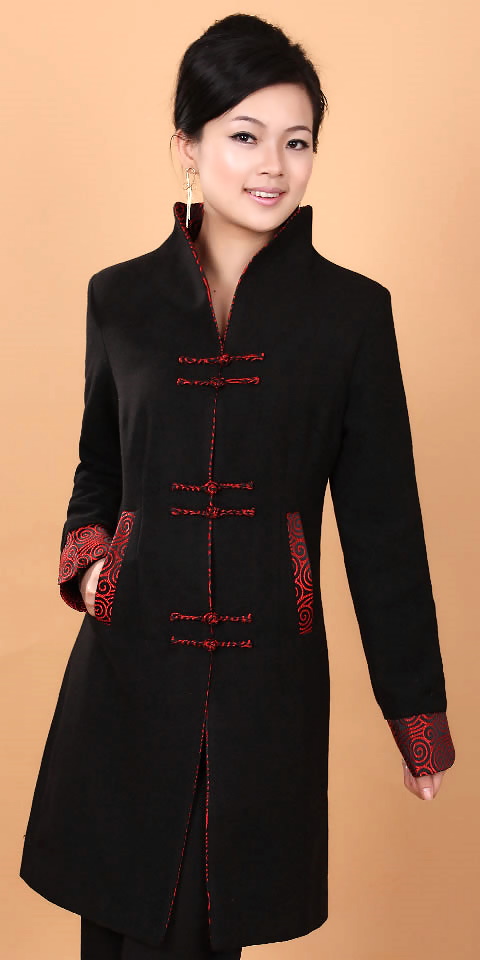 Mandarin Wool Coat (CM)