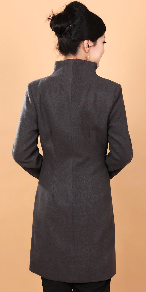 Mandarin Wool Coat (CM)