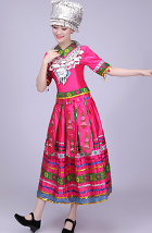 Chinese Ethnic Dancing Costume - Miao Zu