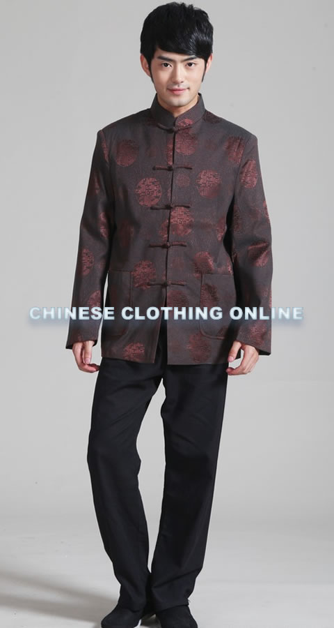 Mandarin Brocade Fabric Jacket (RM)