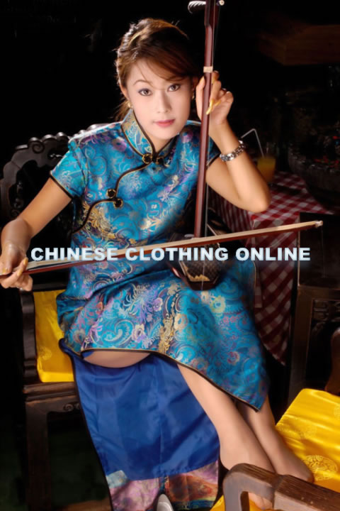 Short-sleeve Long-length Cheongsam (CM)