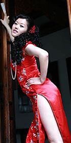 Cup-sleeve Long-length Cheongsam (CM)