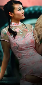 Short-sleeve Long-length Cheongsam (CM)