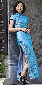 Short-sleeve Long-length Cheongsam (CM)