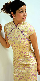 Cup-sleeve Long-length Cheongsam (CM)