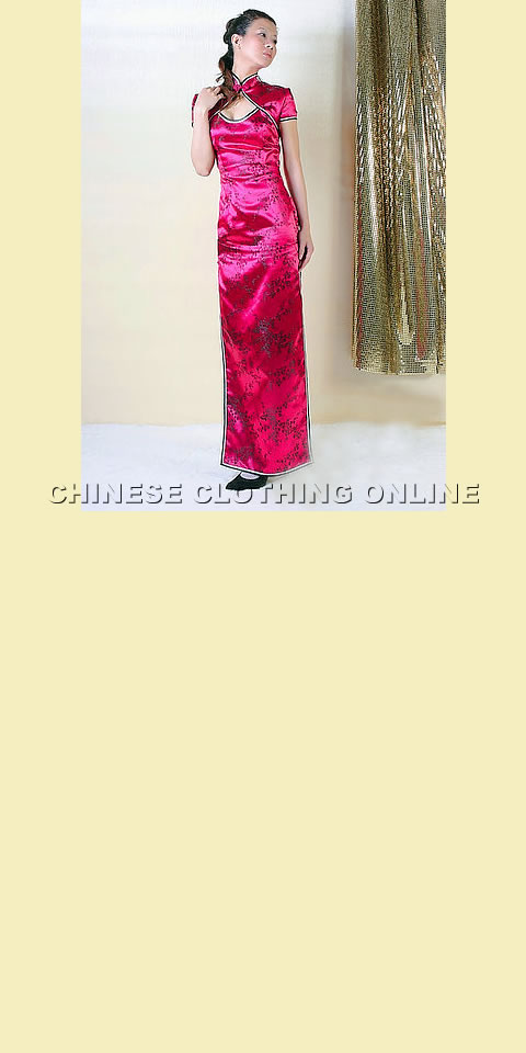 Short-sleeve Long-length Cheongsam (CM)