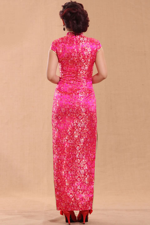 Cup-sleeve Long-length Cheongsam (CM)