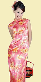 Sleeveless Long-length Cheongsam (CM)