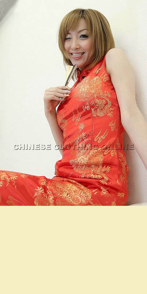 Sleeveless Clover Opening Long-length Cheongsam (CM)