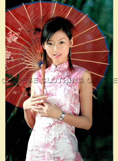 Sleeveless Long-length Cheongsam (CM)