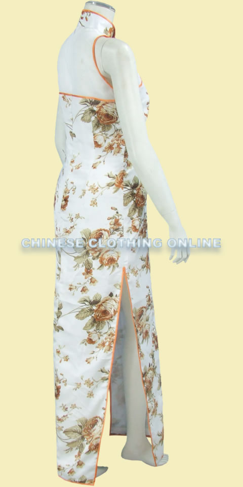 Cut-in Shoulders Long-length Cheongsam (CM)