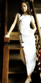 Sleeveless Long-length Cheongsam (CM)