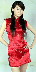 Sleeveless Short-length Cheongsam (CM)